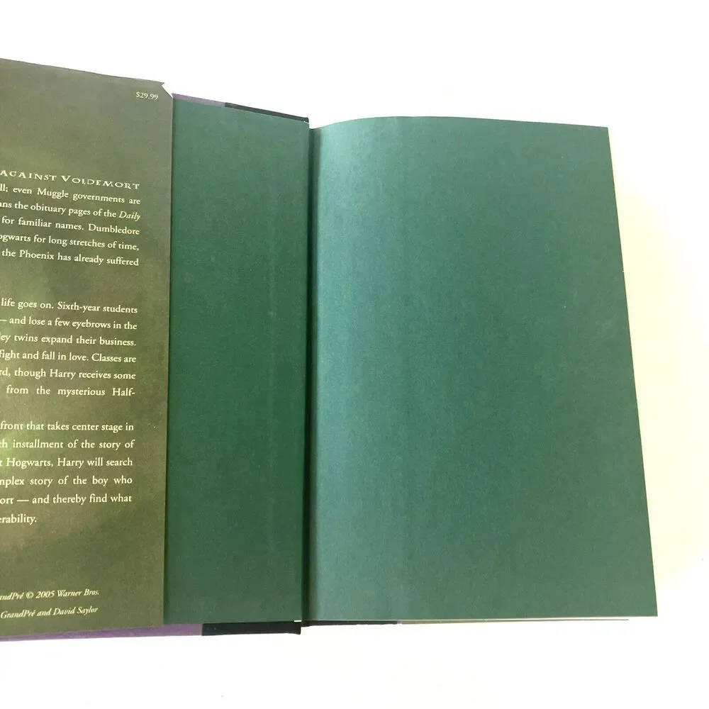 Harry Potter & The Half-Blood Prince Hardcover w/ Error 1st Edition 1st Printing